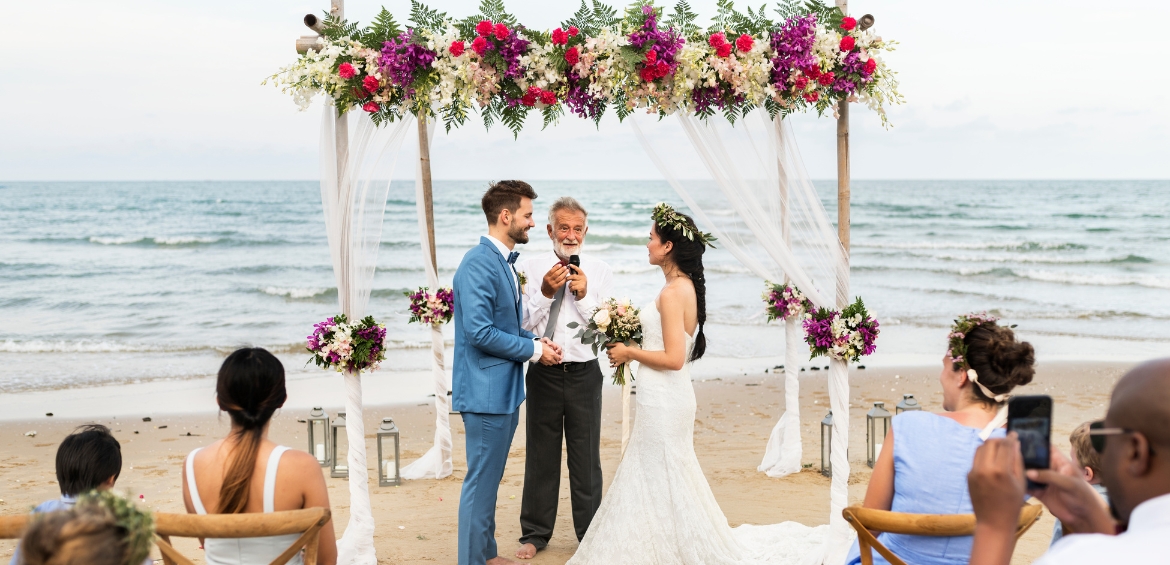 matrimonios en la playa